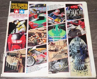 Tamiya Catalogue 1993 (Japanese) RC / Mini 4WD / Military / Motorbikes • £9.99