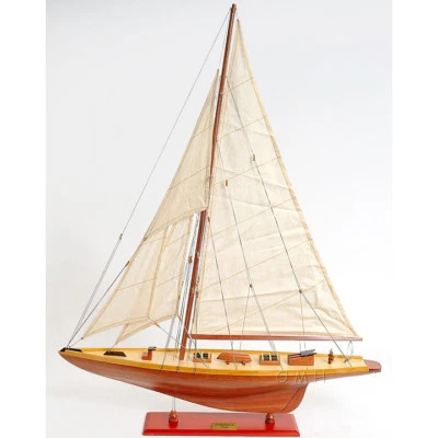$198.89 • Buy America's Cup Shamrock V J Class Yacht Wood Model 32  Assembled UK Challenger 
