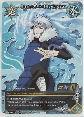 The Second Hokage - N-168 - Promo -  Full Art Promo Cards NM/LP - Naruto • $5.40