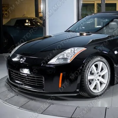 For 2003-2005 Nissan 350Z Z33 CT-Style Painted BLK Front Bumper Spoiler Lip Kit • $137.13