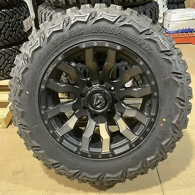 20x10 Fuel D674 Blitz Black Wheels Rims 35  MT Tires 8x6.5 Dodge Ram 2500 3500 • $2754.05