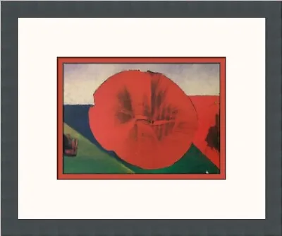 Max Ernst  Red Flower Custom Framed Print • $65