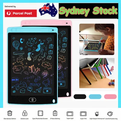 $9.39 • Buy 8.5/10/12 LCD Writing Tablet Drawing Board Handwriting Pad AU