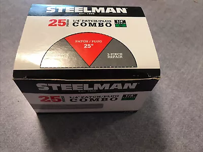 Steelman Jsg382 Tire Repair Patch/Plug Combo1/4 Pk25 • $24.99