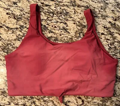 Zaful Bikini Top XXL Burgundy 2XL • $4.98