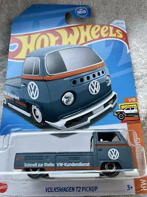 New 2024 Hot Wheels Gray Volkswagen T2 Pickup-HW HOT TRUCKS #1/10! • $1.99