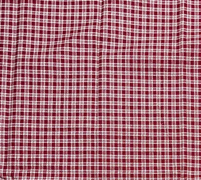 Vintage Quilting Fabric Country Classic Checkers Red Cotton 1yd 45  • $10