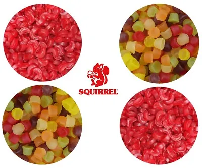 £9.71 • Buy Squirrel Cherry Lips Floral Gums SCENTED RETRO SWEETS 200g 400g 1KG 1.5KG EASTER