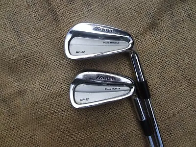 Mizuno MP-52 Dual Muscle #6 Or 7 Iron Options ⛳ Steel ⛳ YOU CHOOSE • $34.95