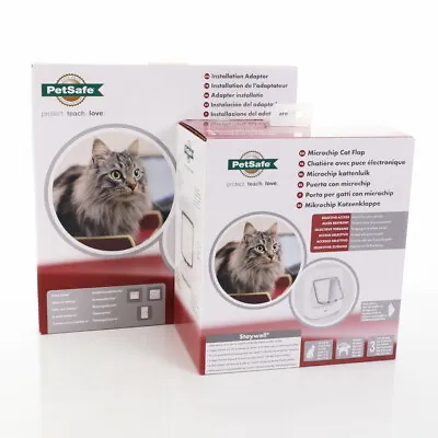 £88.99 • Buy Petsafe Staywell Microchip Cat Flap With A Glass Adapter