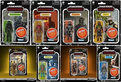 £8.99 • Buy Star Wars Retro Collection 3.75  Action Figures Mandalorian Beskar  Armor Etc...