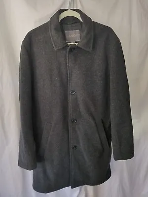 Cezani Mens Medium Wool Cashmere Blend Single Breasted Coat India • $49.95