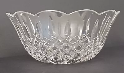 Waterford Lismore 9  Scalloped Crystal Bowl • $55