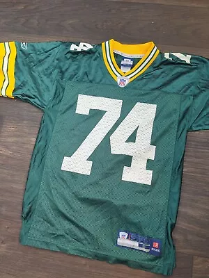 Reebok Authentic NFL Jersey Aaron Kampman Men's Sz S Green Bay Packers • $27.99