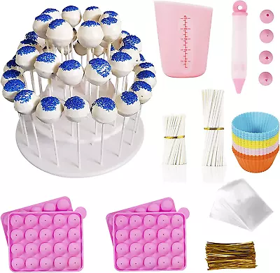 Cake Pop Maker Kit- 632Pcs Cake Pop Baking Supplies With Silicone Molds 3-Tier  • $63.10