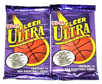 1993-94 Fleer Ultra NBA Series 2 (2-Pack Lot) - Brand New & Sealed • $35