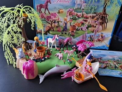 £22 • Buy Playmobil 70167 Fairy Unicorn Island 2 Fairies, 4 Unicorns, Baby Dragon, Boat