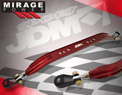 For 92-00 Honda Civic EG Front Lower Strut Bar Red Anodized Aluminum • $42.99