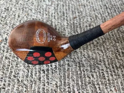 MacGregor Go-Sum Fancy Face Spoon Hickory Shaft Golf Club Player • $89