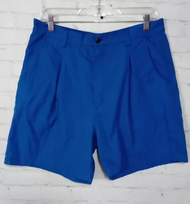 Vintage SURF GEAR Men Blue Shorts Beach Board Shorts Size 34  • $18