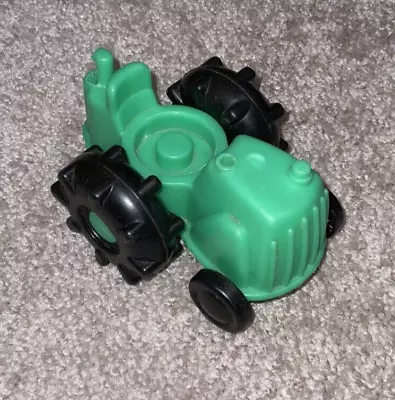 Fisher Price Little People Vintage Green Tractor 1995 • $7.49