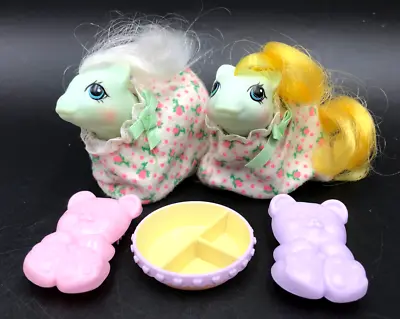 My Little Pony JANGLES & TANGLES Newborn Twins 1987 Hasbro G1 MLP Accessories • $33.95