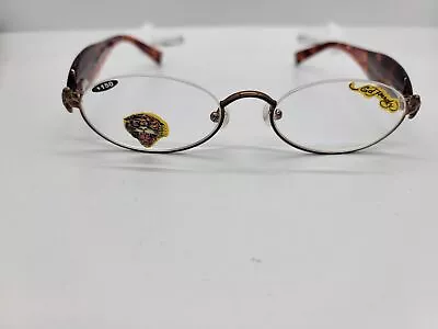 Ed Hardy EHR 202 Tortoise Unisex Reading Glasses +300 • $49.99