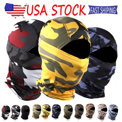 Balaclava Face Mask Summer Cooling Neck Gaiter UV Protector Motorcycle Ski Scarf • $5.99