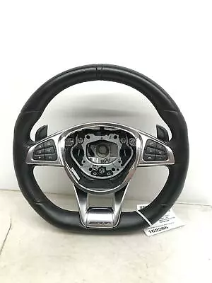 2015-2018 Mercedes C63 Amg W205 Amg Sport Steering Wheel Leather W/o Performace • $569.98