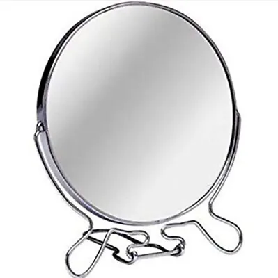 Face  Mirror Cosmetic Folding Magnify Make Up Travel Vanity Shaving Bath Round • £3.59