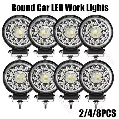 4.5  Inch Round Led Lights OffRoad Spot Car Lamps For Jeep Truck ATV Tractor SUV • $16.54