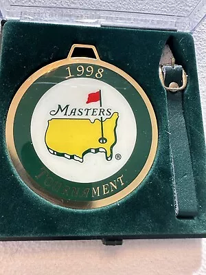 VTG 1998 Masters Golf Tournament Bag Tag Augusta National Misprint Error NEW • $29.99