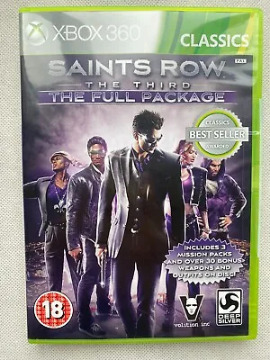 Saints Row The Third Full Package Classics DLC Valid - Xbox 360 UK Excellent! • £19.95