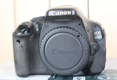 Canon EOS 600D Digital SLR Camera Body Only No Battery Working Condition Boxed • £75