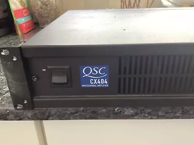 QSC CX404 4 CHANNEL POWER AMP 4 Or 8 Ohm Output Read Carefully • $225