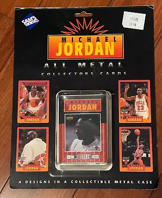 1996 Upper Deck Michael Jordan All Metal Collectible (4) Card Set New • $24.99