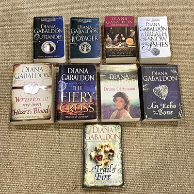 $64 • Buy 8 Books DIANA GABALDON: Outlander /FREE POST Cross Stitch Full Set + Bonus