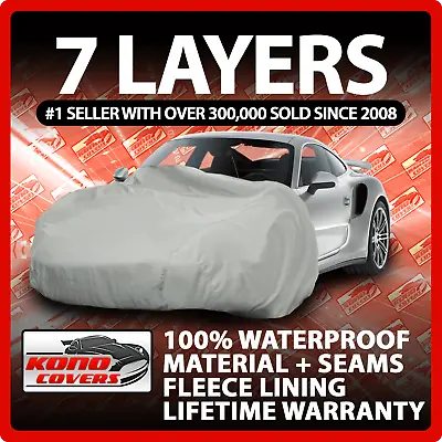 7 Layer Car Cover Indoor Outdoor Waterproof Breathable Layers Fleece Lining 7076 • $58.93