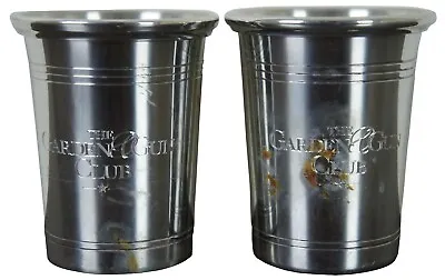 Shirley Danforth Pewter Mint Julep Cup 10oz Etched Monogram Garden & Gun Club  • $51