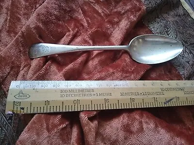 Daniel & Arter Dessert Spoon. Victorian Era. Fancy S Monogram • £1.19
