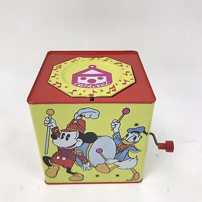 Carnival Walt Disney Mickey Mouse Jack In The Box 1950’s *Broke* • $26.99