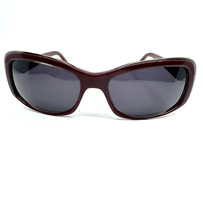 Ellen Tracy Sagitta Burgundy Sunglasses Red Full Rim 120 H10117 • $22.48