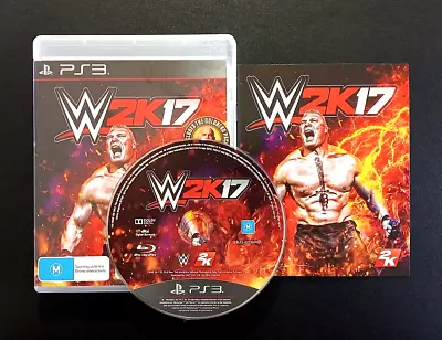 W2K17 WWE 2K17 (Sony PlayStation 3 2016) PS3 Game - FREE POST • $34.90