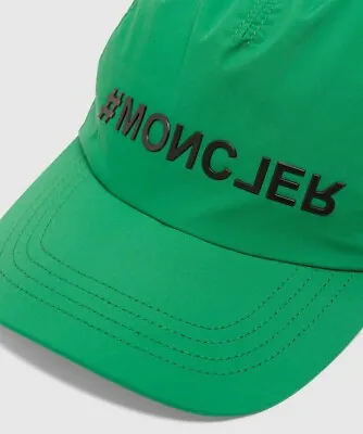 Moncler Grenoble Logo Baseball Cap Green One Size 《NEW WITH TAGS》 • $185