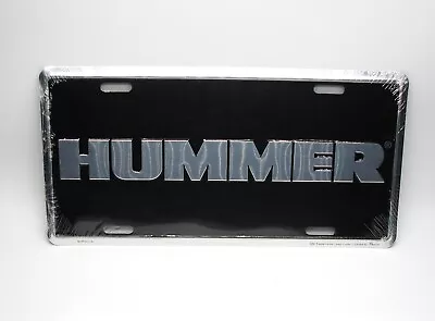 Gm Hummer Humvee Emblem 3d Embossed Metal Car Novelty License Plate Auto Tag • $12.98