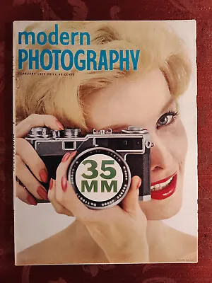 RARE MODERN PHOTOGRAPHY Magazine February 1959 35mm Photography • $14.40