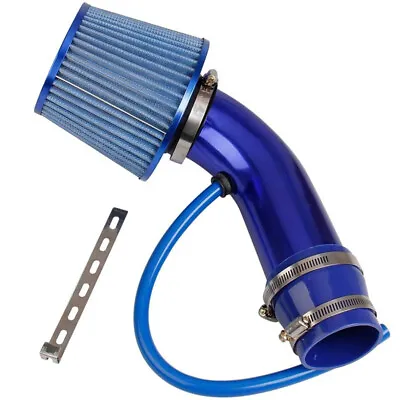 Cold Air Intake Filter Induction Kit 3  Aluminum Pipe Power Flow Hose System • $25.99