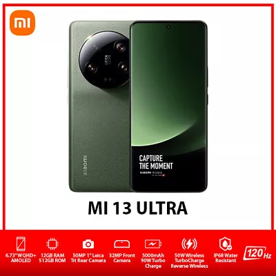 $1870.99 • Buy New Xiaomi Mi 13 Ultra Dual SIM AU Stock Android Mobile Phone – Green/12GB+512GB