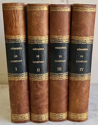 Memoirs Of Constant. Napoleon's Vie Privee. Vv.aa. Garnier Freres. 4 Vol. • $500