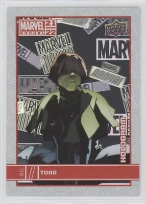 2021-22 Upper Deck Marvel Annual Hologram #90 Toad 18/22 • $30